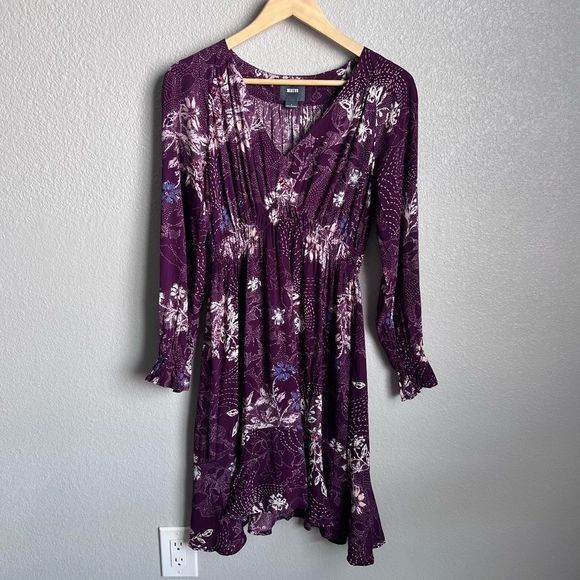 Anthropologie Maeve Monaco Ruffle Sleeve Dress Size Small - Picture 4 of 14